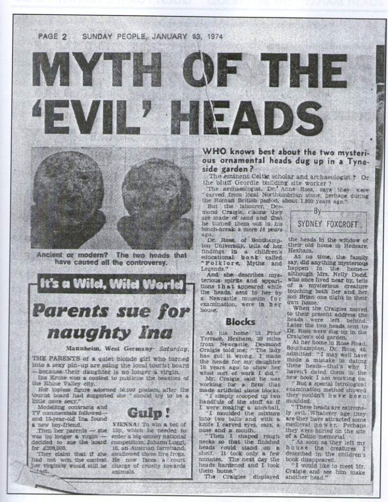 La maldición de los Hexham Heads 5
