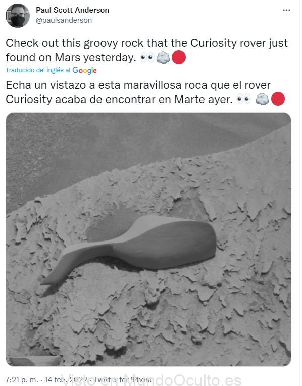 Rover Curiosity ha encontrado una roca “extrañamente pulida” en Marte