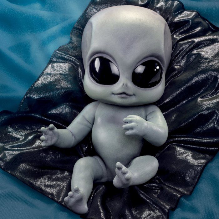 Ilustración de bebé alienígena