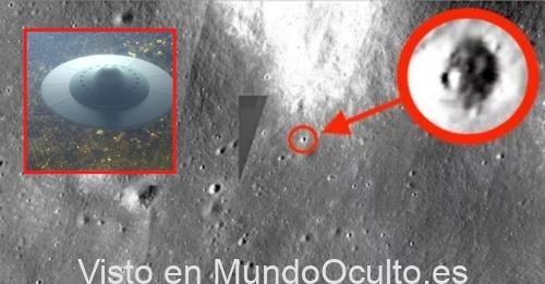 OVNI De 25 Millas Existente En La Luna: Prueba Indiscutible De Extraterrestres
