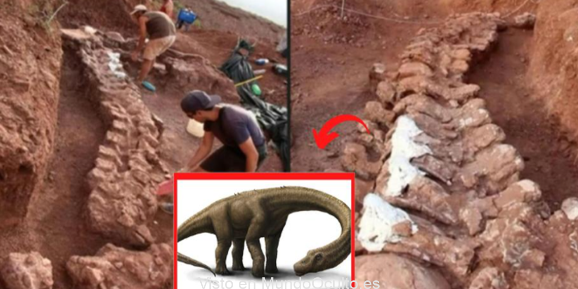 El esqueleto de dinosaurio 'gigante' recién descubierto que pesa 65 toneladas abre misterios en el mundo de la paleontología