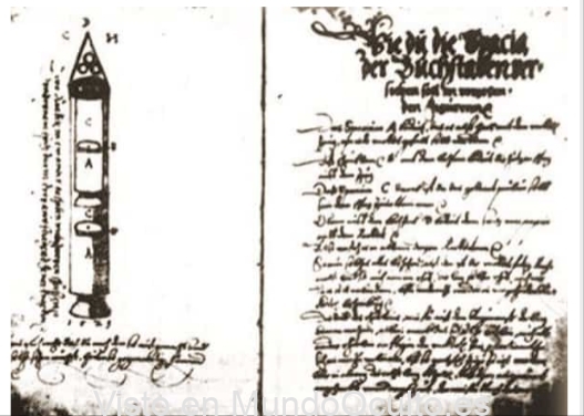 Manuscrito de 500 años describe cohetes espaciales de 3 etapas y habla sobre vuelos a la Luna