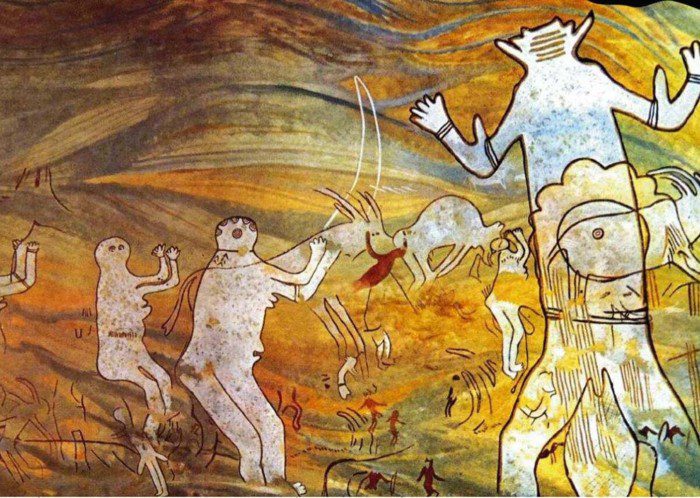 El misterio de los humanoides “extraterrestres” en pinturas prehistoricas de 17.000 años