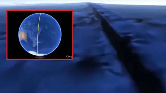 Enorme “muro submarino” que abarca todo el planeta descubierto en Google Earth