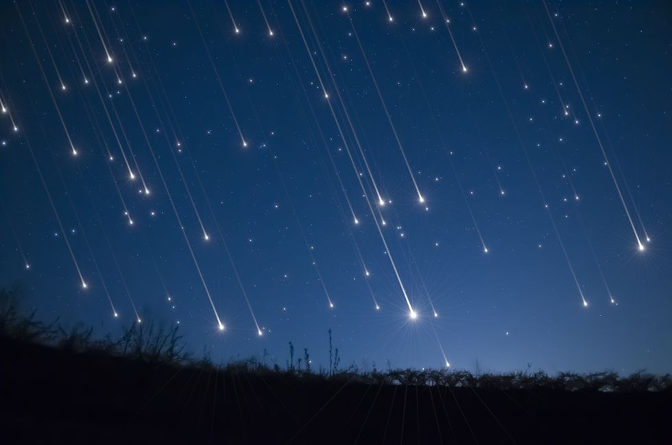 star shower taken in china