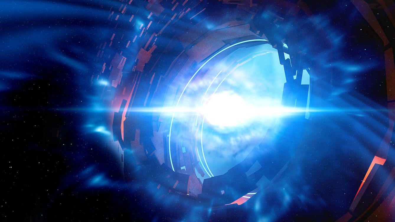 Foto: Ilustración de una gigaestructura de escala cósmica para convertir ondas gravitacionales en energía.