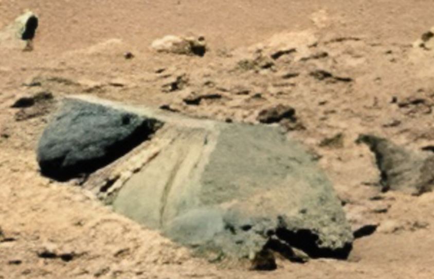 ¿Es esto una nave espacial en Marte?