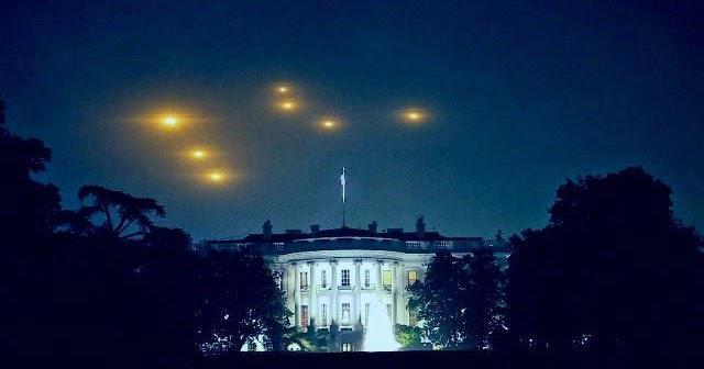Ex Director de la fuerza área dice: ” Tengo fotos que demuestran que aliens dispararon un rayo de luz sobre la Casa Blanca 