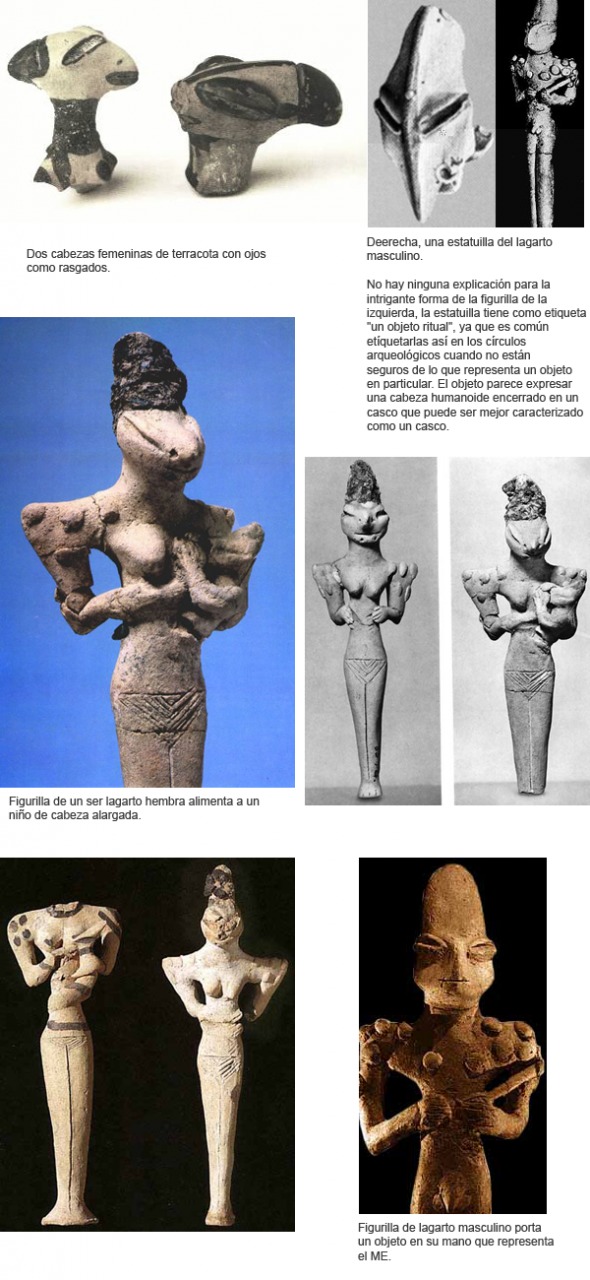 Las figurillas de los Hombres Lagarto de Ubaid