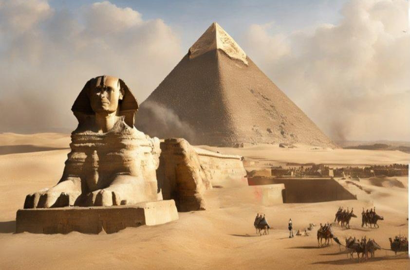 El enigmático legado de la Majestuosa Esfinge de Giza.