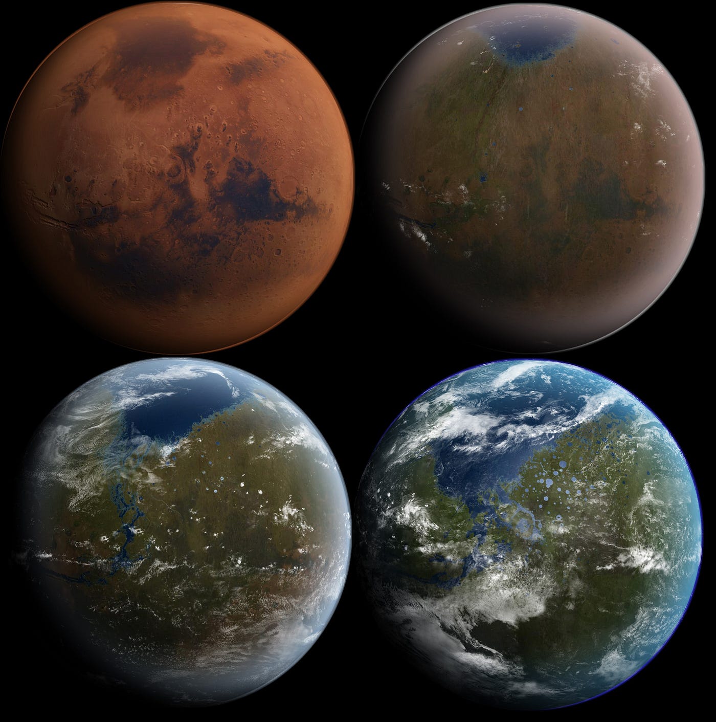 ¿La Tierra fue terraformada por los marcianos?