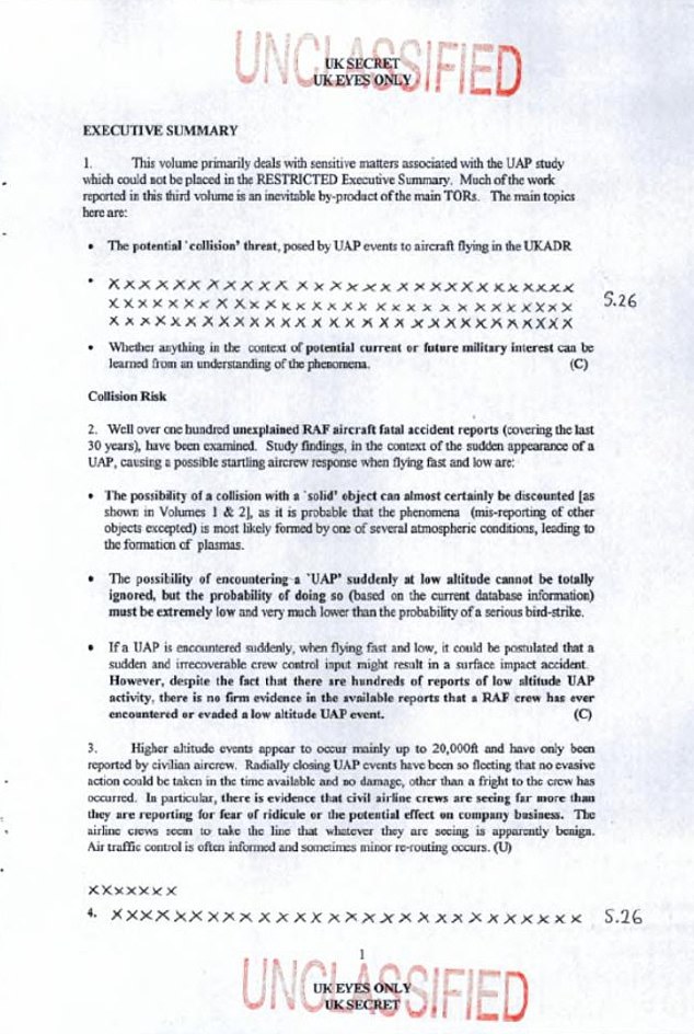 El Ministerio de Defensa del Reino Unido (MoD) dijo a DailyMail.com que "no tienen conocimiento de ninguna operación de salvamento con materiales de origen inexplicable", sin embargo,