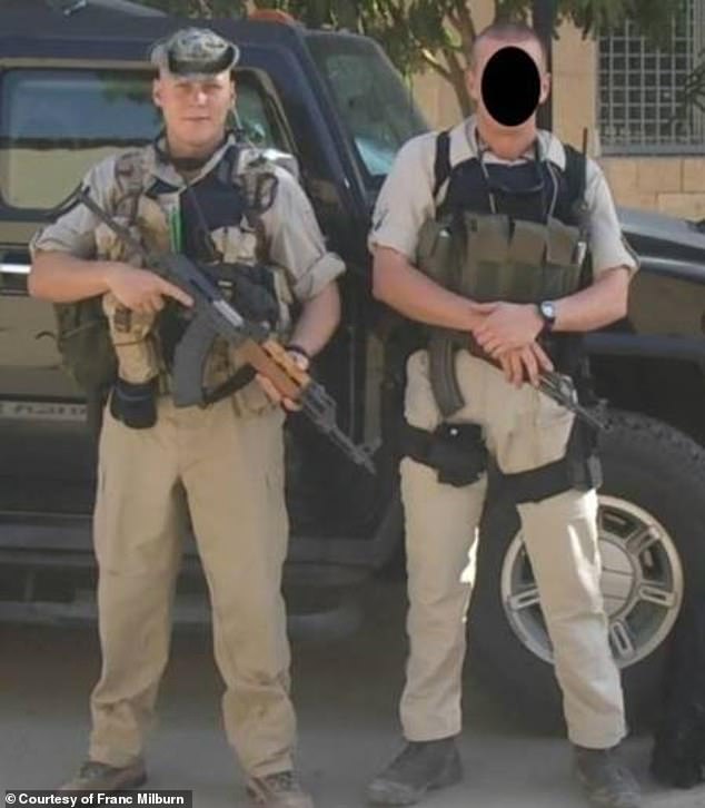 Después de dejar las fuerzas armadas británicas en 1997, Milburn trabajó junto a las Fuerzas Especiales estadounidenses y el Departamento de Estado como contratista en Irak.
