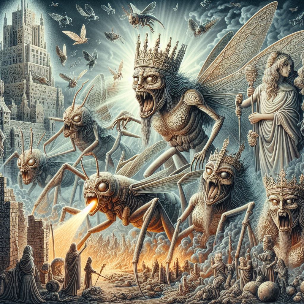 %name El Misterio de las Langostas del Apocalipsis de San Juan: ¿Criaturas Sobrenaturales o Visión Profética de Helicópteros?