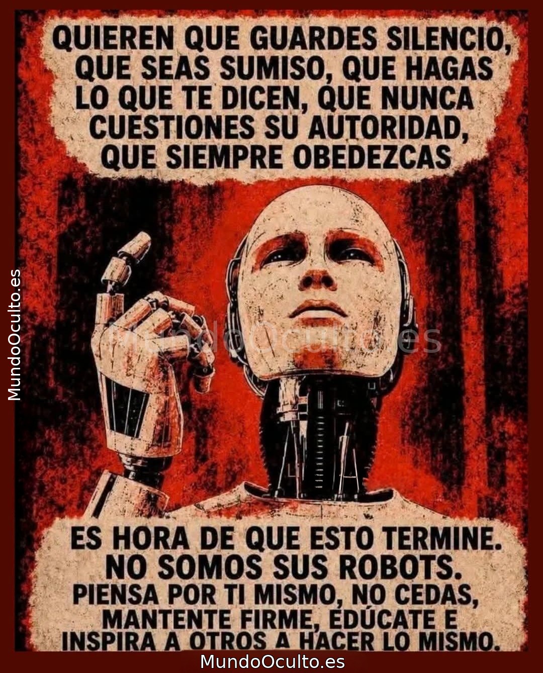 EL MAYOR ACTO DE REBELIÓN ES PENSAR POR TI MISMO ⚡
