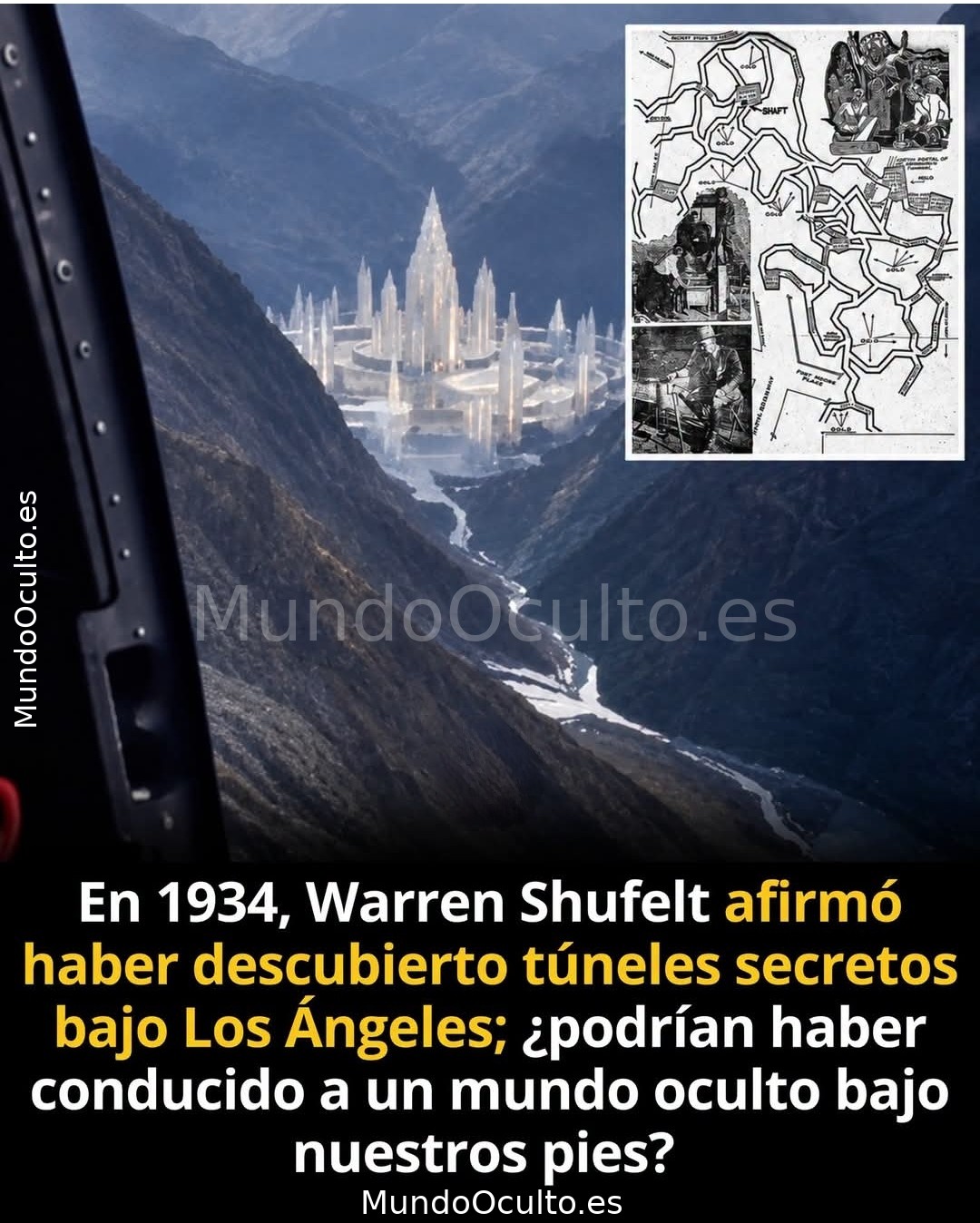 ¿QUÉ HAY REALMENTE BAJO LOS ÁNGELES? La historia que no querían que leyeras en 1934 👁️👇