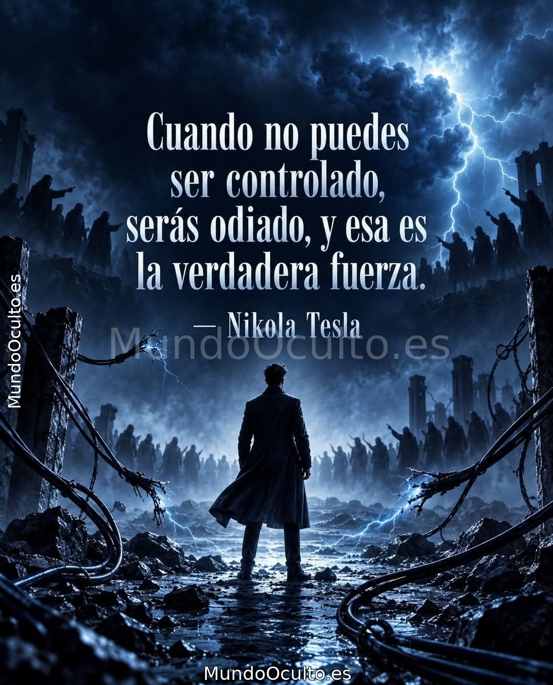 CUANDO NO PUEDES SER CONTROLADO, SERÁS ODIADO.