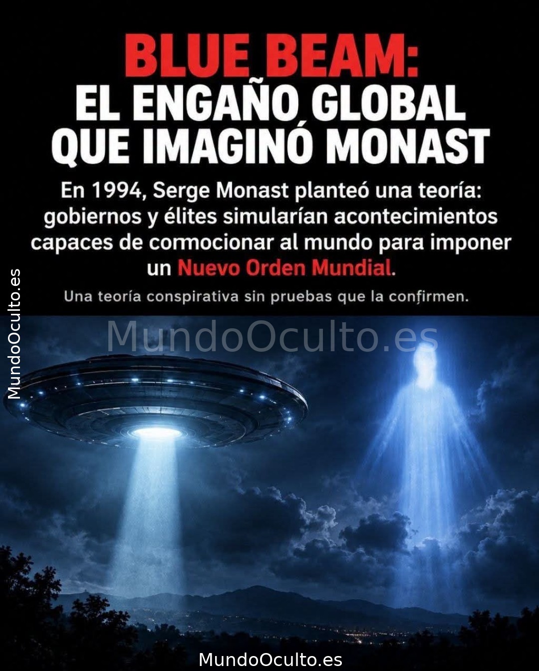 BLUE BEAM: ¿Y si el mayor espectáculo del fin del mundo fuera un holograma preparado en despachos oscuros?