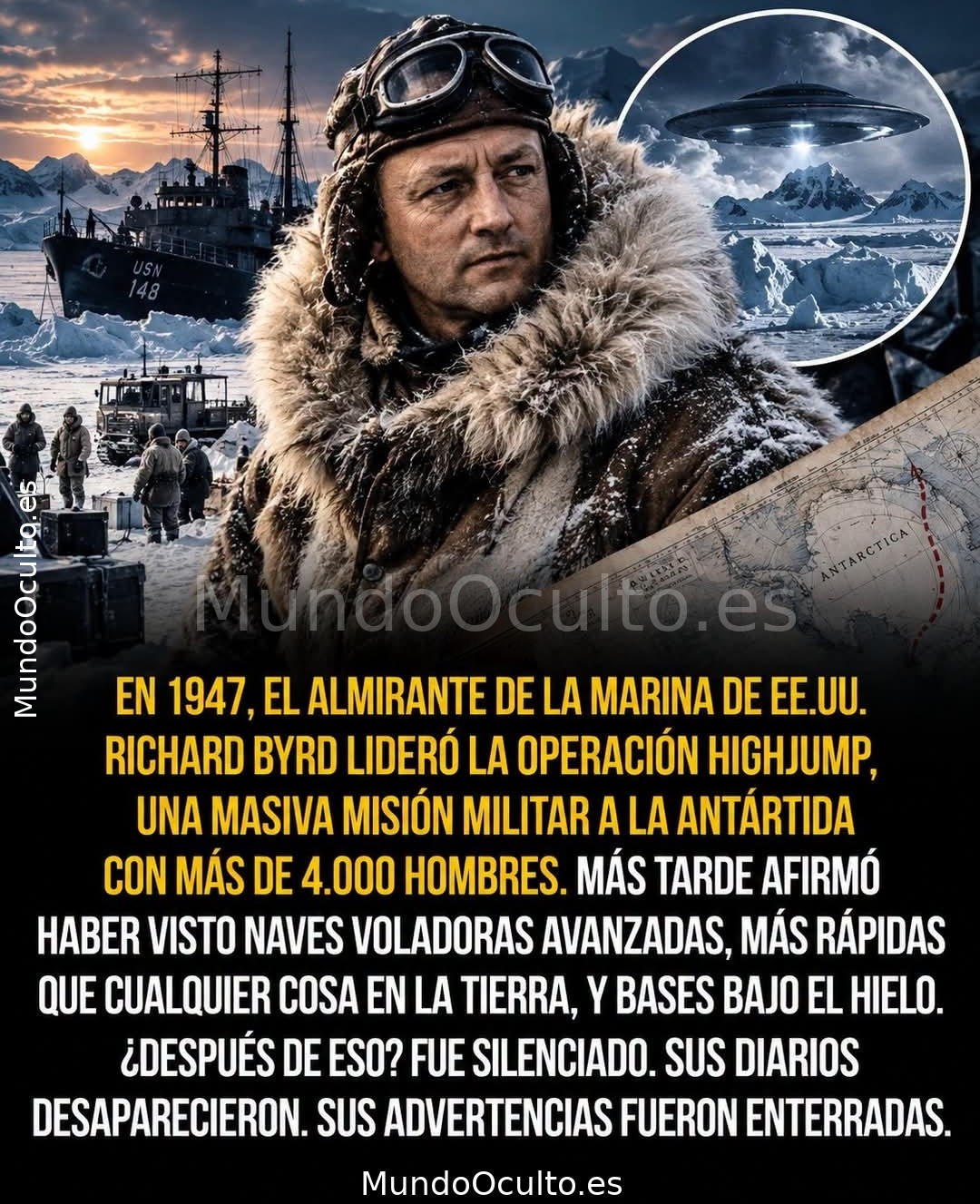 ¿Qué encontraron realmente en el hielo en 1947? Lo que nadie quiere que te preguntes