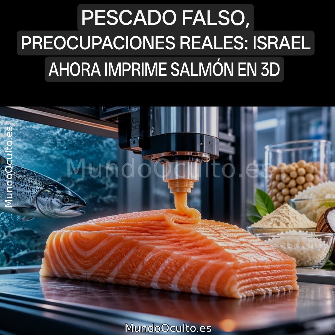 El aumento de la comida falsa: Israel está ahora imprimiendo salmón en 3D