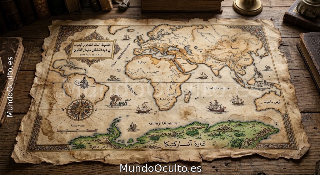 Mapa de Piri Reis Antartida